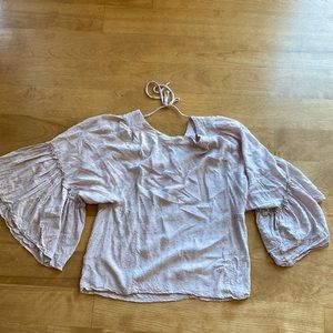 Pastel pink Maurice’s dressy top size medium